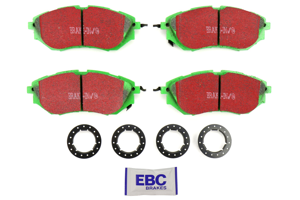 EBC Brakes Greenstuff Front Brake Pads - 2005-2012 Subaru Legacy GT / 2010-2019 Outback