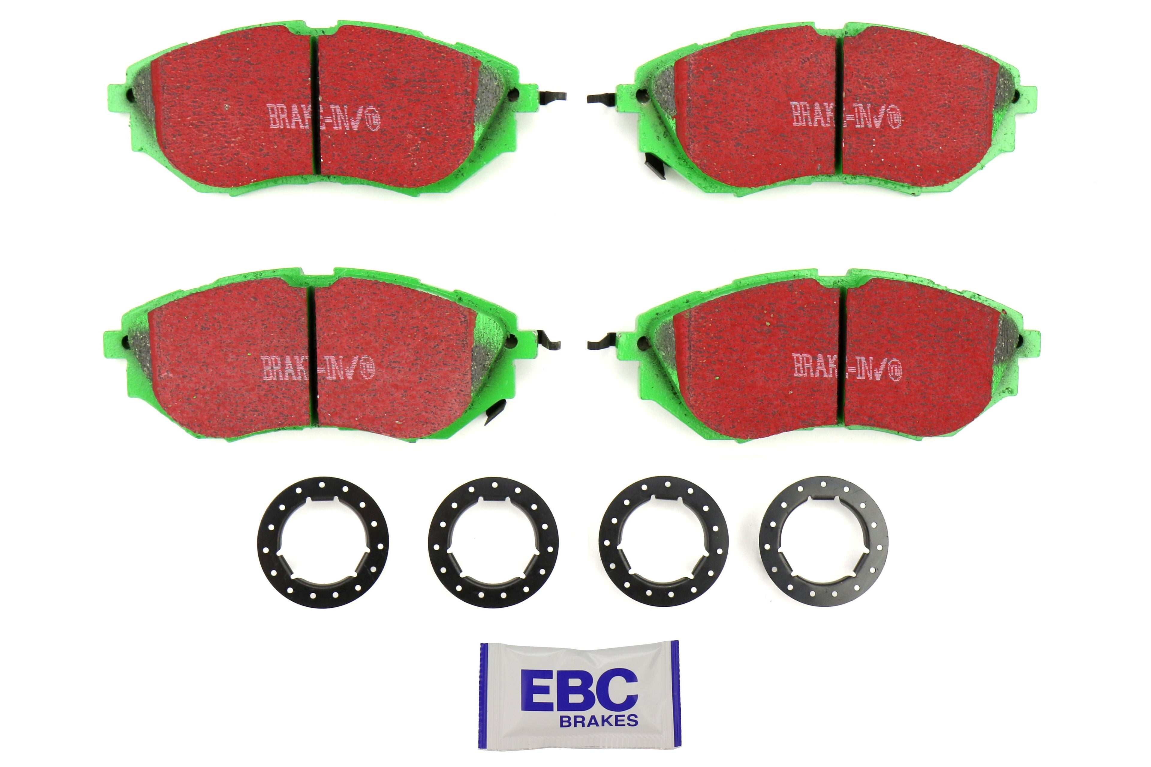 EBC Brakes Greenstuff Front Brake Pads - 2005-2012 Subaru Legacy GT / 2010-2019 Outback