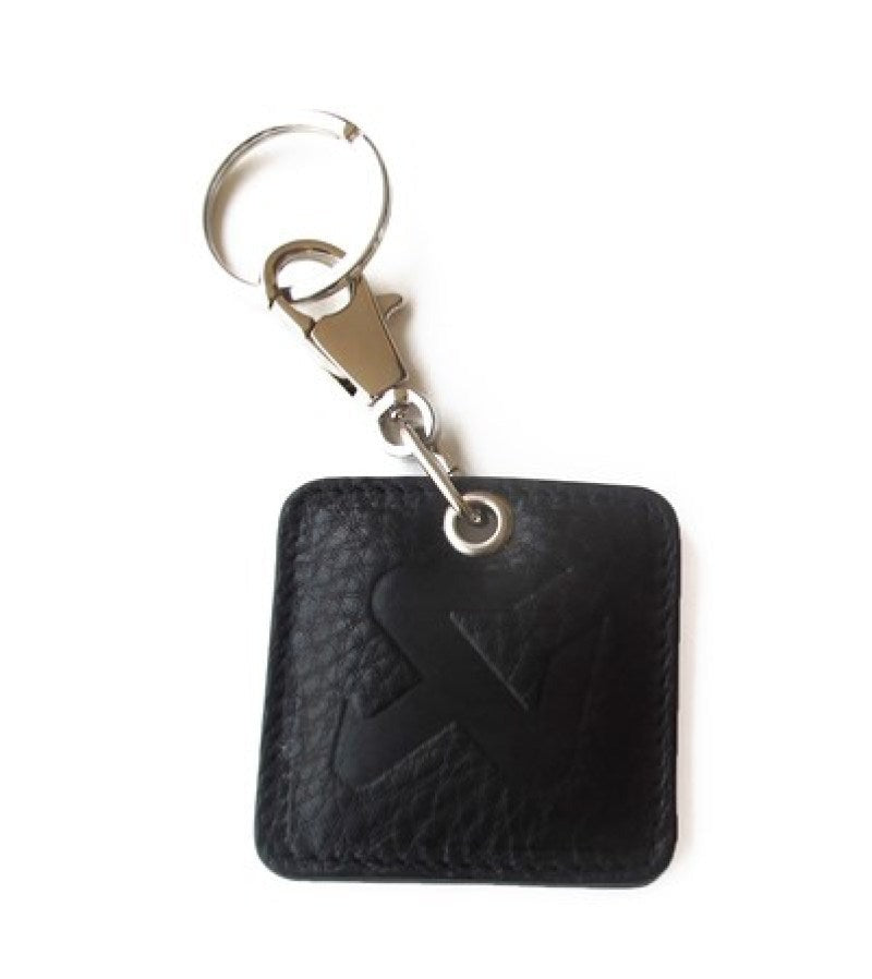 Akrapovic Square Leather Keychain black - 800948