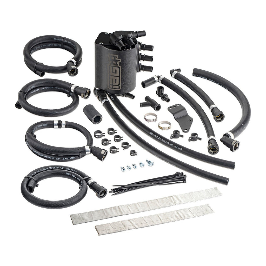 IAG Performance V4 Air Oil Separator AOS - Black - 2004-2007 Subaru STI / 2006-2007 WRX