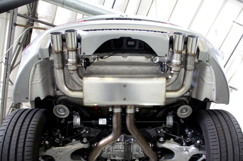 Dinan 15-19 BMW X5 M/X6 M (F85/F86) Free Flow Axleback Exhaust System - Polished Tips