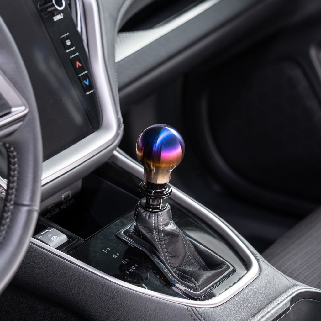 Billetworkz Titanium Torched Automatic Shifter - Fits Subaru CVT: WRX (2022+), Crosstrek (2024+), Forester (2025+), Impreza (2024+), Legacy/Outback (2015+)