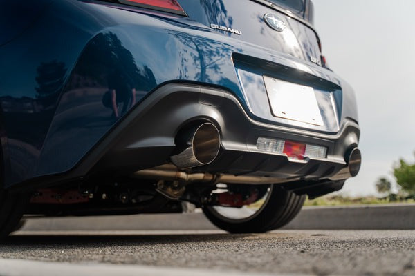 Remark Axle Back Exhaust w/ Stainless Steel Single Wall Tip - 2022-2026 Toyota GR86 / Subaru BRZ