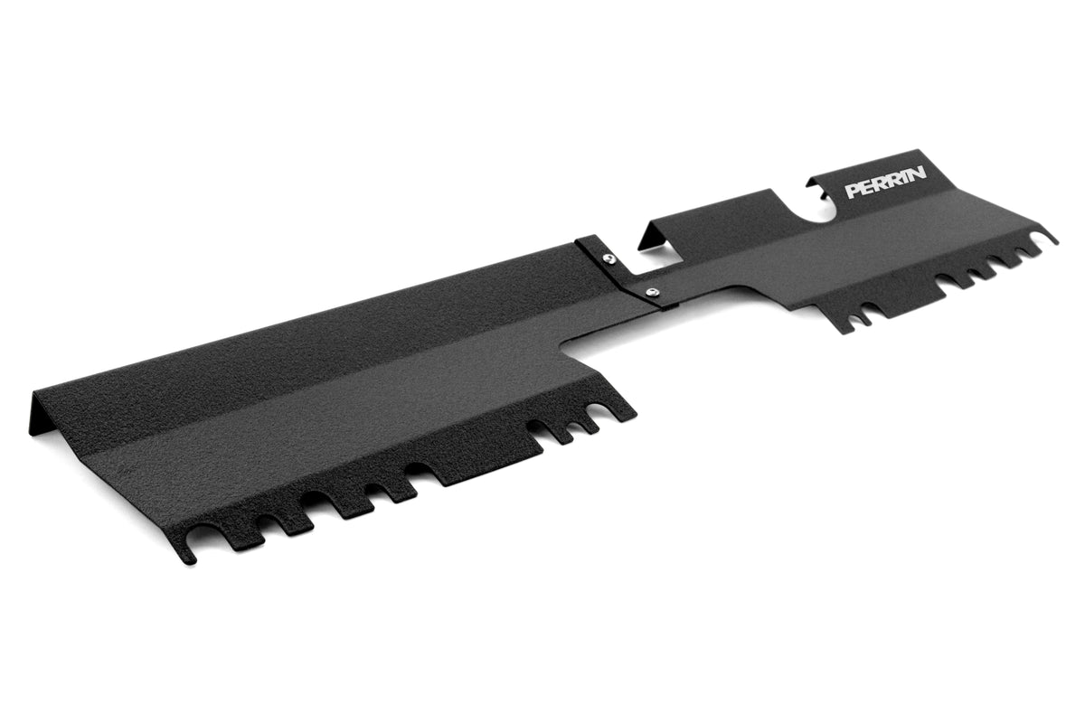 PERRIN Radiator Shroud (Use With & Without OEM Intake Scoop) Black - 2015-2020 Subaru WRX / STI