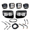 Baja Designs 20-22 Ford SD Squadron Pro/SAE 2.0 Dual Fog Pocket Kit Upfitter (SAE Fog) - Clear