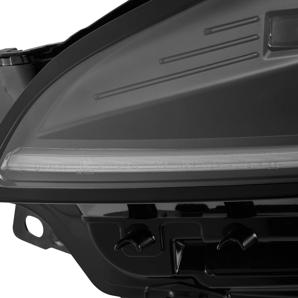 Alpharex Nova Series LED Projector Headlights - Black - Activation Light w/ Sequential Signal / Switchback DRL - 2022-2024 Toyota GR86 / Subaru BRZ
