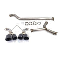 ETS Cat-Back Exhaust System No Muffler Resonated Polished Tips - 2022-2024 Subaru WRX