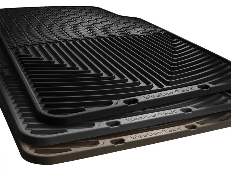 WeatherTech Front Rubber Mats - Black - 2016-2020 Subaru Crosstrek / 2012-2020 Subaru Impreza