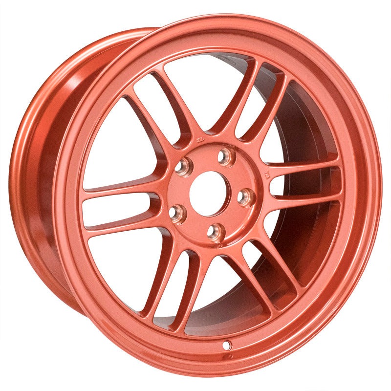 Enkei RPF1 18x9.5 5x114.3 38mm Offset 73mm Center Bore - Orange (Single Wheel) (STI w/ Brembos Requires Wheel Spacers)