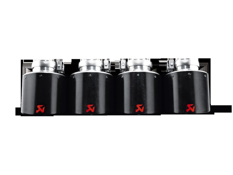 Akrapovic Tail Pipe Set (Carbon 125 mm) for 2006-2013 Chevrolet Corvette ZO6/ZR1 (C6) - TP-NIR35C