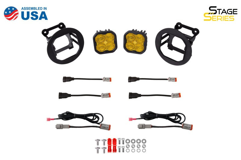 Diode Dynamics SS3 Sport Type OB Fog Light Kit ABL - White SAE - Universal