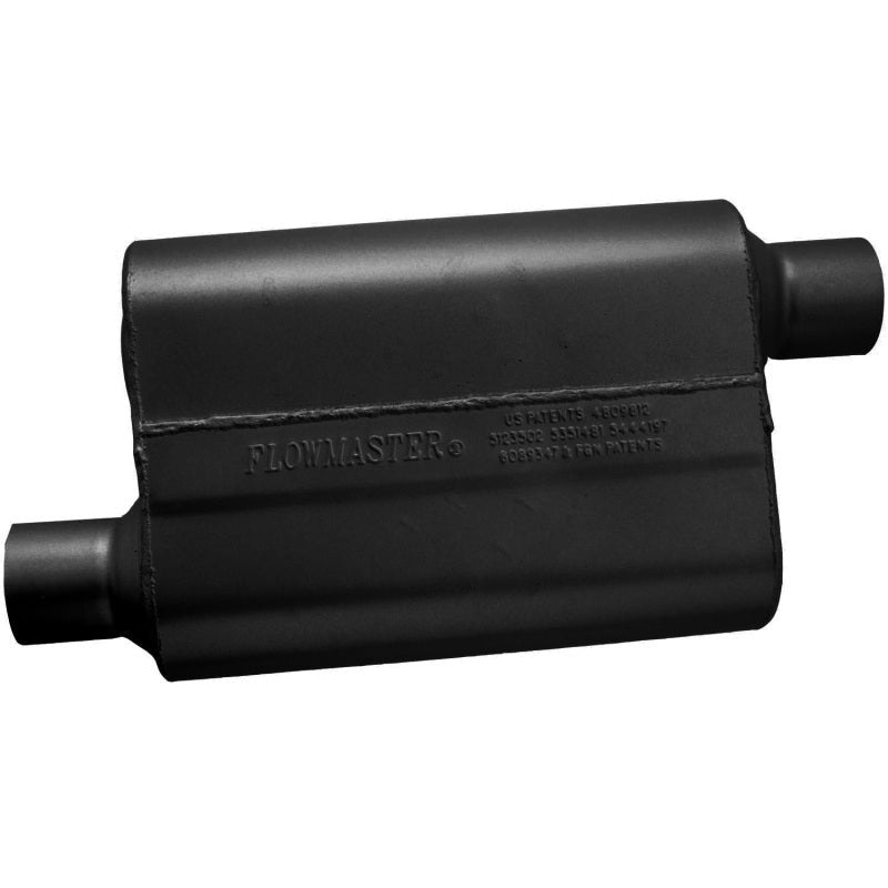 Flowmaster 40 Series Delta Flow 2.5-Inch Offset Inlet/Outlet Muffler - 942543