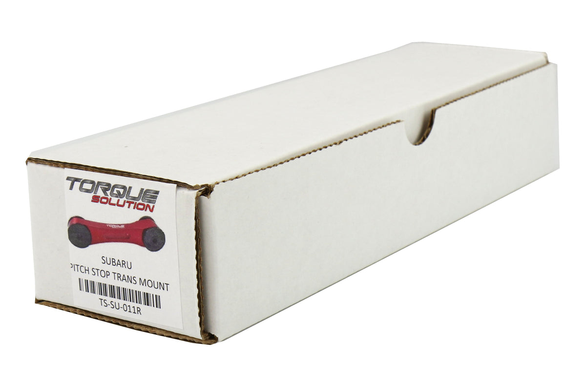 Torque Solution Pitch Stop Mount Red - Subaru Models (inc. 2002+ WRX/STI)