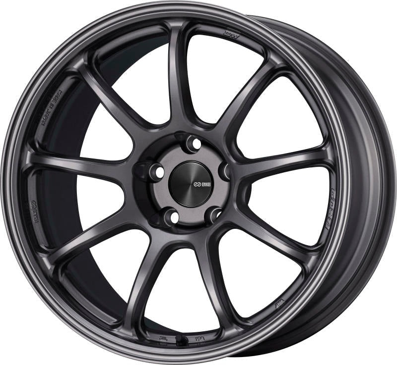 Enkei PF09 18x9.5 5x114.3 40mm Offset 75mm Bore - Dark Silver (Single Wheel)