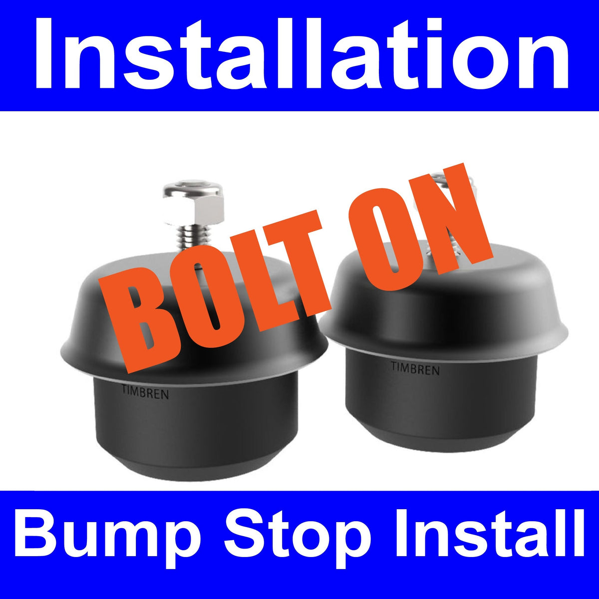 CP 05+ Tacoma Bolt On Front Bump Stop Installation