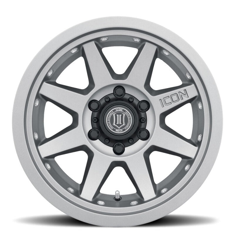 ICON Alloys Rebound Pro 17x8.5 5x5.5 0mm 4.75" Backspacing Titanium Wheel - 21817858547LBTT