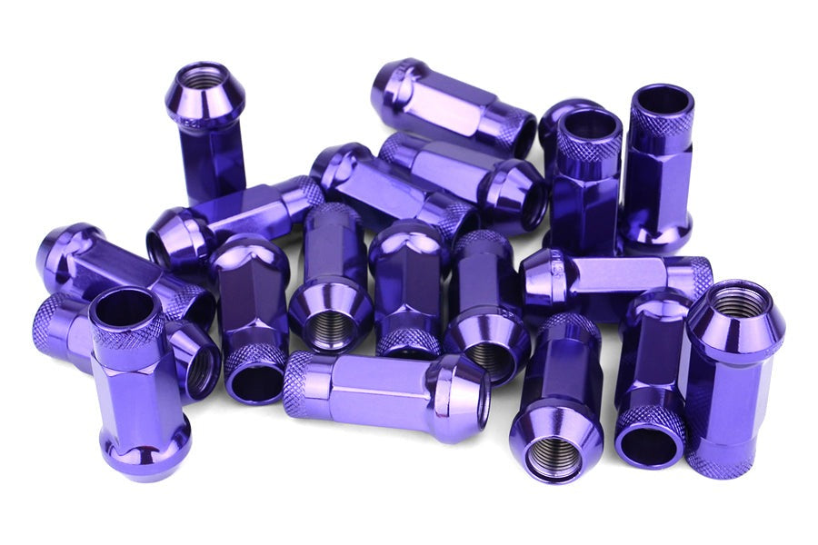 Wheel Mate Muteki SR48 Open End Lug Nuts - Purple 12x1.25 48mm