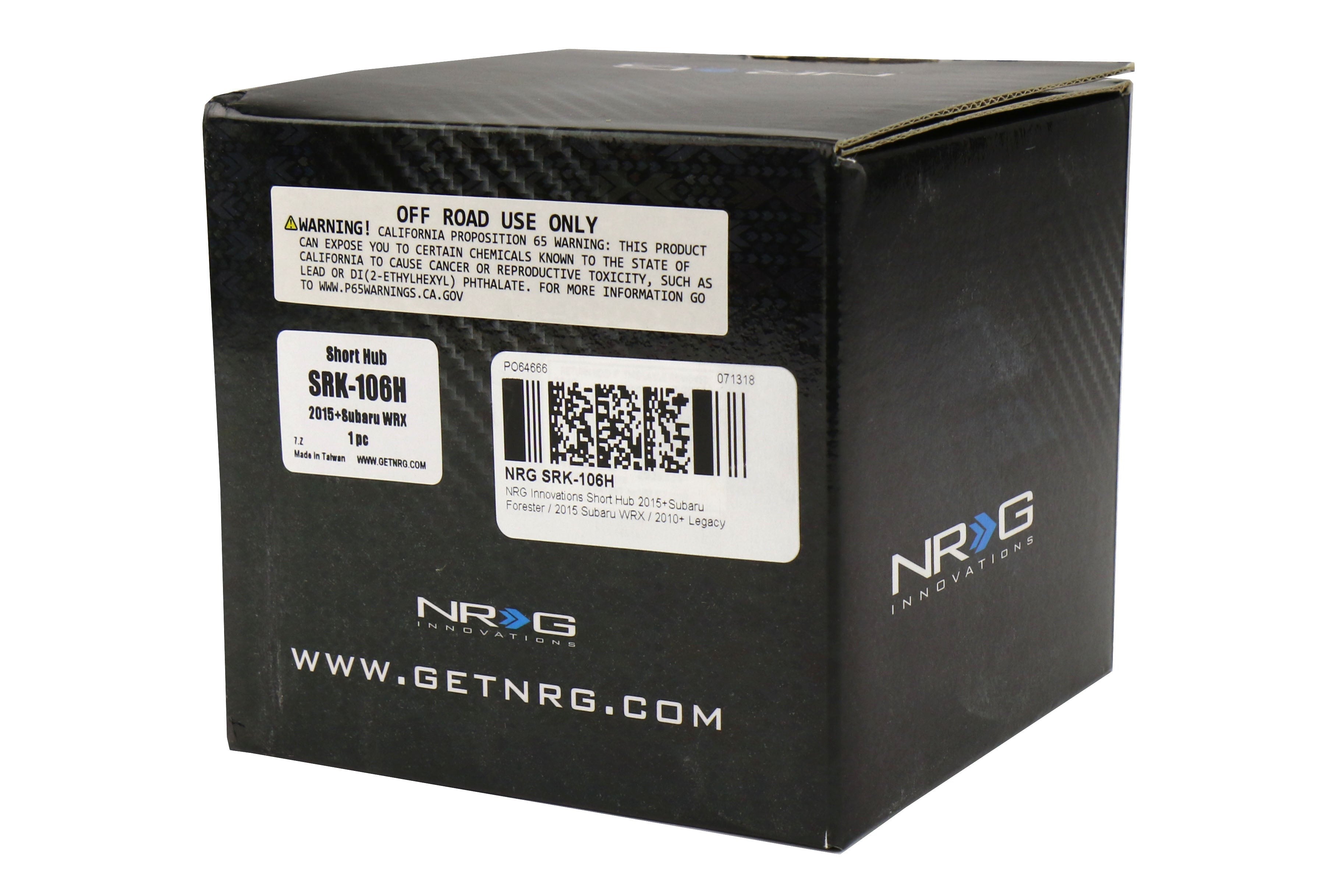 NRG Short Hub Adapter - Subaru Models (inc. 2015+ WRX/STI / 2014+ Forester)