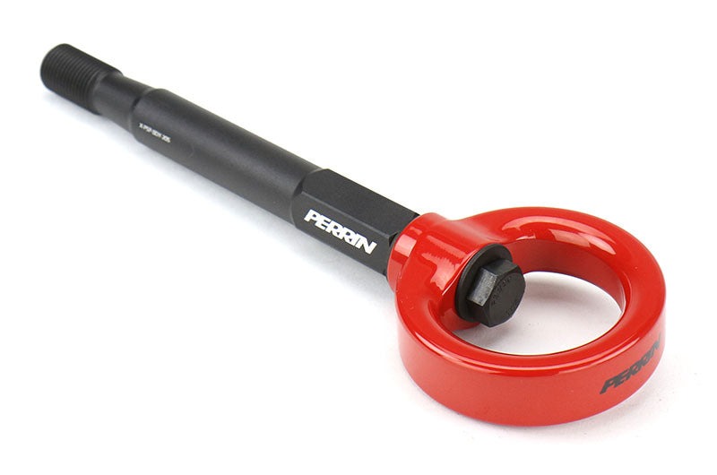 PERRIN Tow Hook Kit Rear Red - 2008-2014 Subaru WRX / STI Hatchback