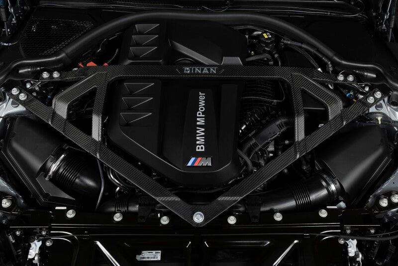 Dinan 21-27 BMW M2/M3/M4 (G80/G82/G83/G87) Matte Carbon Fiber Strut Tower Brace - Front