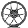 Titan 7 T-S5 Satin Titanium 18x9.5 +40 5x100 (Single Wheel) - 2013-2023 Subaru BRZ / Scion FR-S / Toyota GR86 / 2014-2018 Subaru Forester