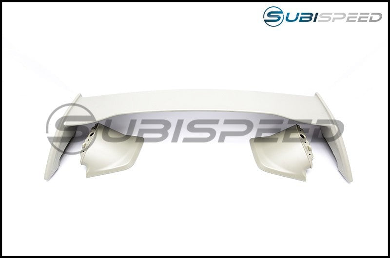 OLM STI Style Paint Matched Spoiler - 2015+ WRX / 2015+ STI-Crystal White Pearl (K1X)