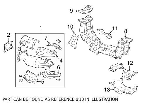 Subaru OEM Cross Over Exhaust Pipe Gasket - 2015-2021 Subaru WRX / 2014-2018 Forester