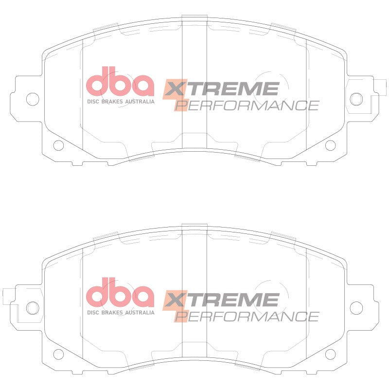 DBA Xtreme Performance Brake Pads - 2019-2026 Subaru Forester / 2017-2026 Subaru Impreza