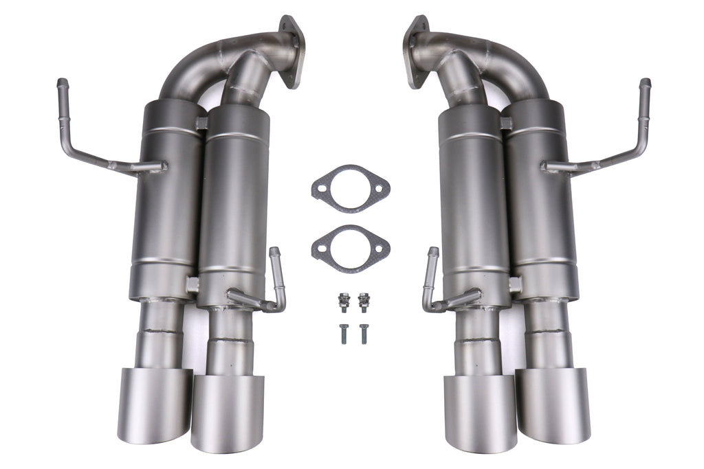 cp-e Austenite Axle Back Exhaust w/ Titan Tips - 2015-2021 Subaru WRX / STI