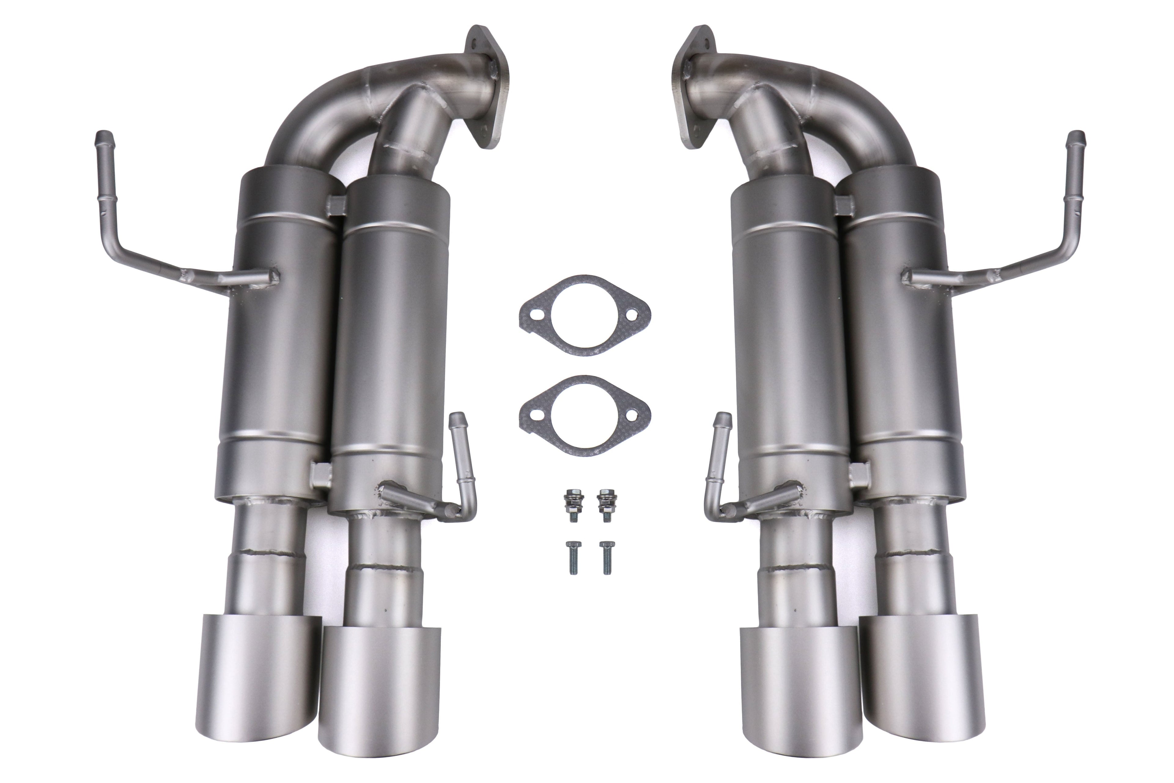 cp-e Austenite Axle Back Exhaust w/ Titan Tips - 2015-2021 Subaru WRX / STI