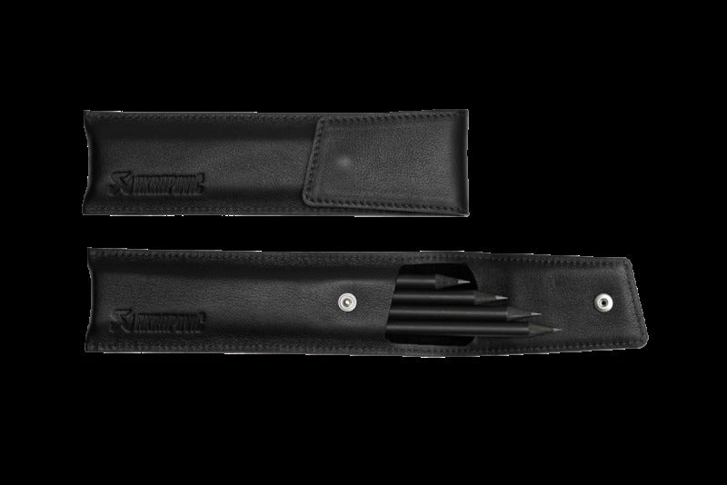 Akrapovic Leather Pencil Case Black - 801726