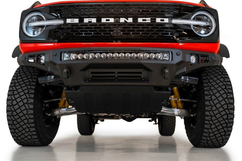 Addictive Desert Designs 2021+ Ford Bronco Stealth Fighter Front Bumper w/ Winch Mount