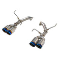Remark 4” Axleback – Burnt Stainless Double Wall Tip - 2022-2024 Subaru WRX