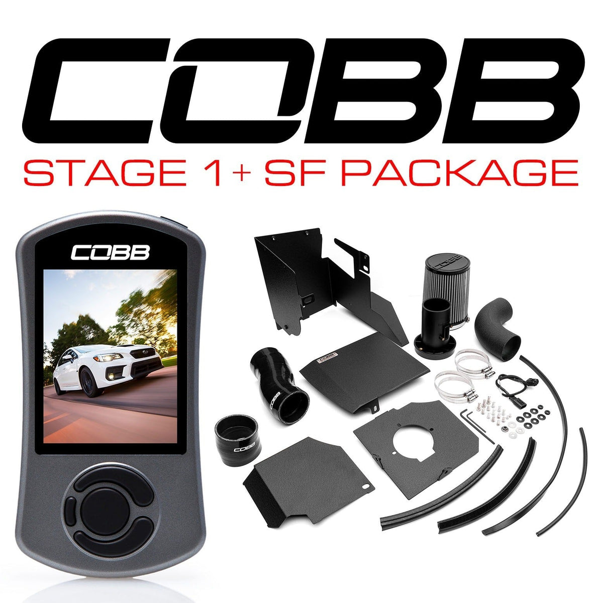 Cobb Tuning Stage 1 SF Power Package - 2015-2021 Subaru WRX