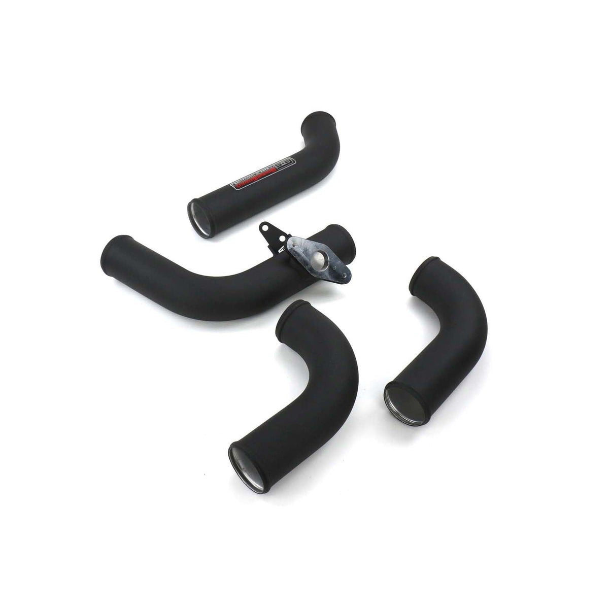 GrimmSpeed Front Mount Intercooler Piping Kit Black - 2008-2014 Subaru STI
