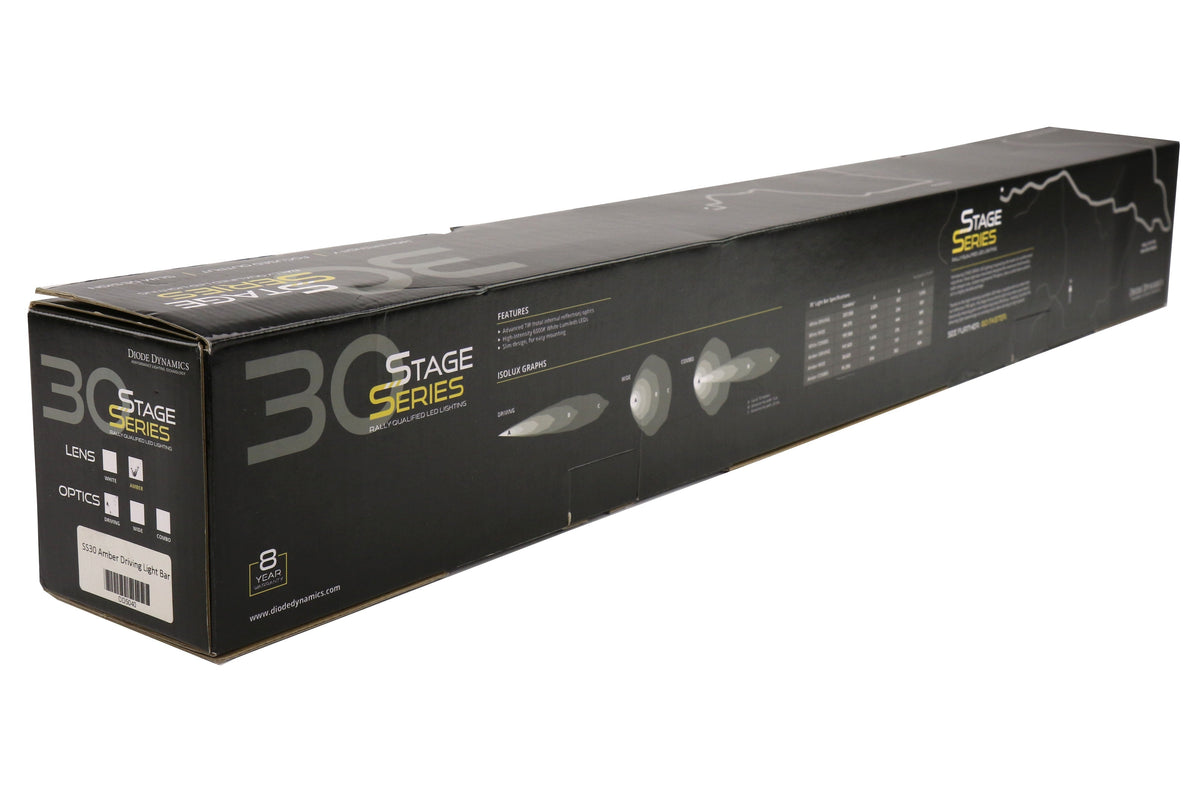 Diode Dynamics SS30 Amber Driving LED Light Bar Stage Series - 2016-2018 Subaru Forester