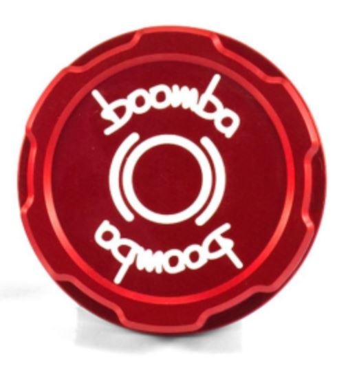 Boomba Racing Brake Reservoir Cover Cap (Red) - 2015-2021 Subaru WRX / STI