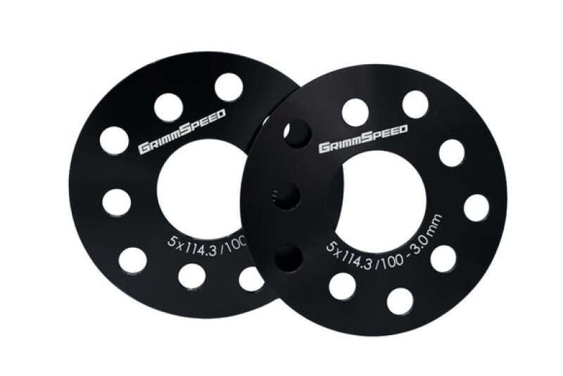 GrimmSpeed 5x100 and 5x114.3 3mm Wheel Spacer (Pair)