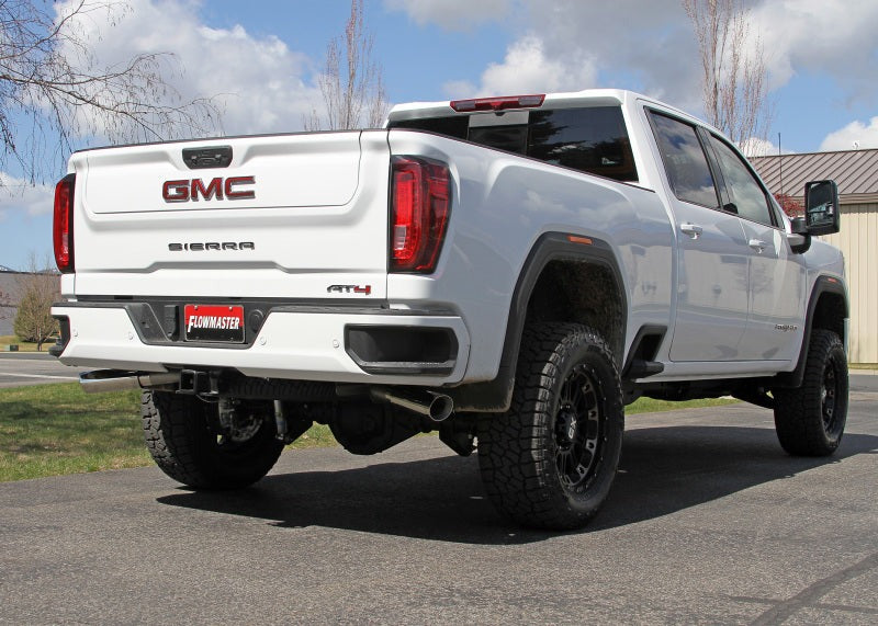 Flowmaster Outlaw Cat-Back Exhaust for 2020+ Silverado/Sierra 2500HD/3500HD - 818112