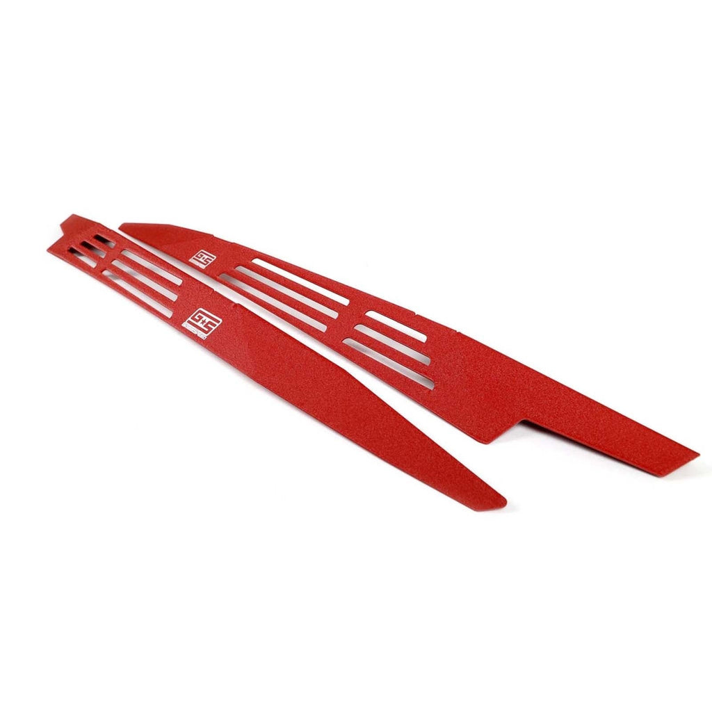 GrimmSpeed Fender Shrouds (Red) - 2008-2014 Subaru WRX / STI