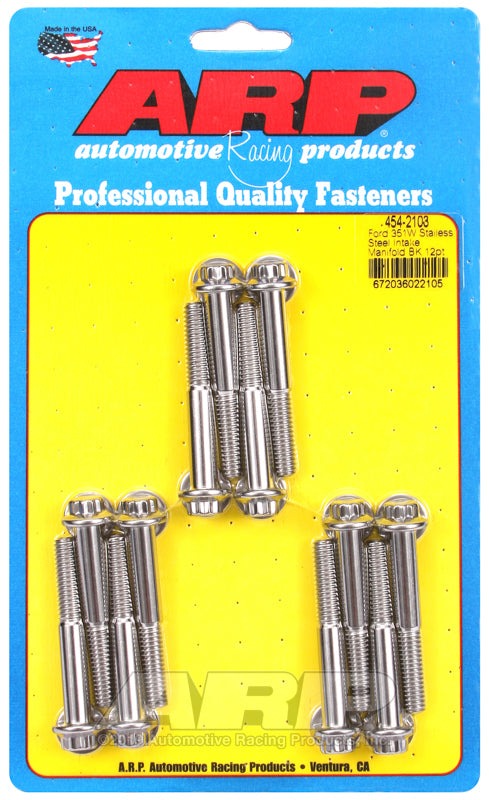 ARP Ford 351W SS 12pt Intake Manifold Bolt Kit