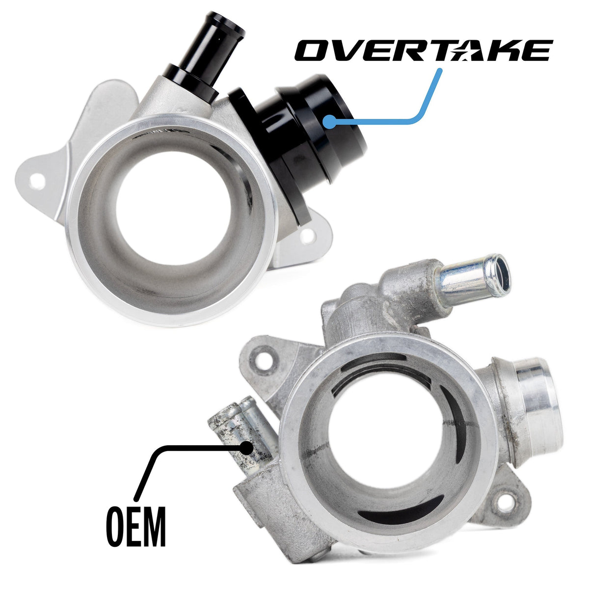 OVERTAKE Aluminum Turbo Inlet - Subaru 2022-2026 WRX