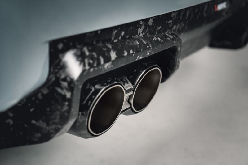 Akrapovic Tail Pipe Set - Chopped Carbon for BMW M2 Coupe (G87) - TP-CT/73/CF