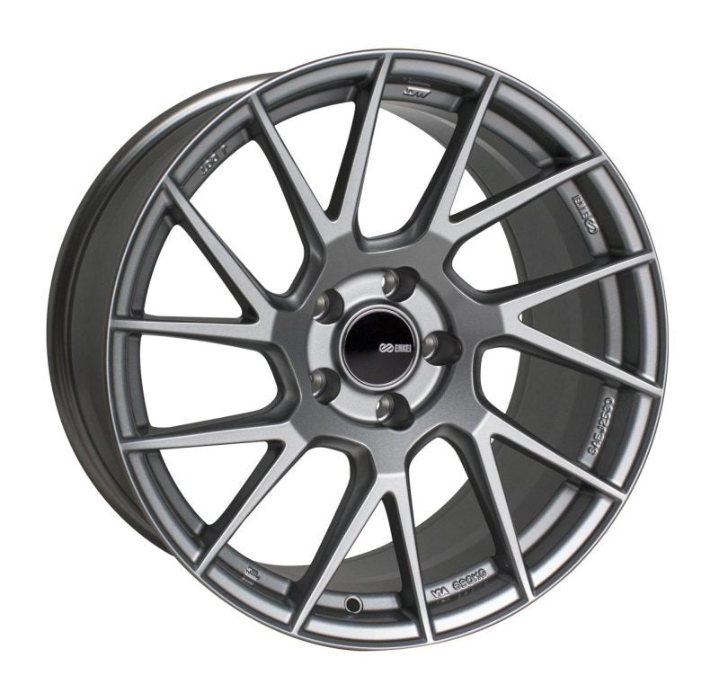 Enkei TM7 17x9.0 5x114.3 35mm Offset 72.60 Bore Storm Gray Wheel - 2005-2007 Subaru STI