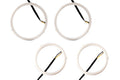 Diode Dynamics Halo Lights LED 90mm/120mm - Red (Set of 4) - Universal