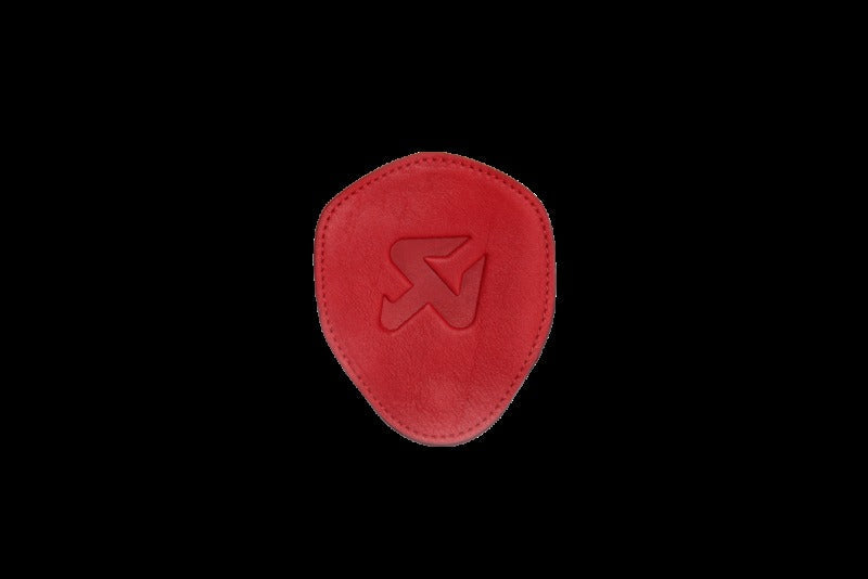 Akrapovic Leather Headphones Case - Red - 801728