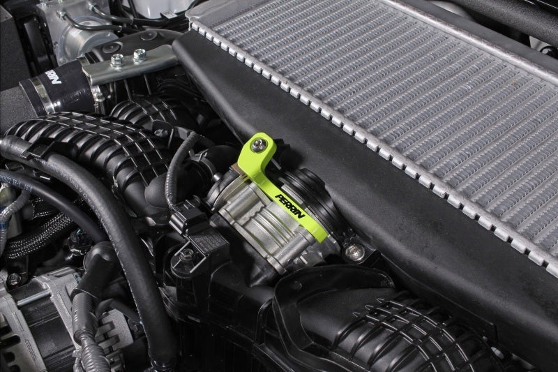 PERRIN TMIC Bracket - Neon Yellow 2022-2025 Subaru WRX / 2019-2025 Ascent / 2020-2025 Outback & Legacy Turbo