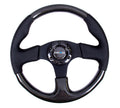NRG Carbon Fiber Steering Wheel 315mm Perforated Black - Universal