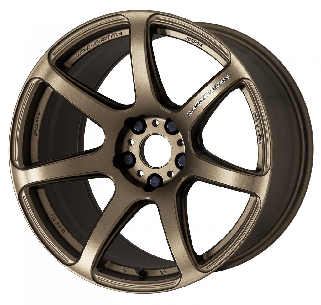 Work Wheels Emotion T7R Matte Bronze 18x9.5 +38mm 5x114.3 (Sold as Pair) - 2015-2024 Subaru WRX / 2015-2021 STI / 2019-2024 Forester