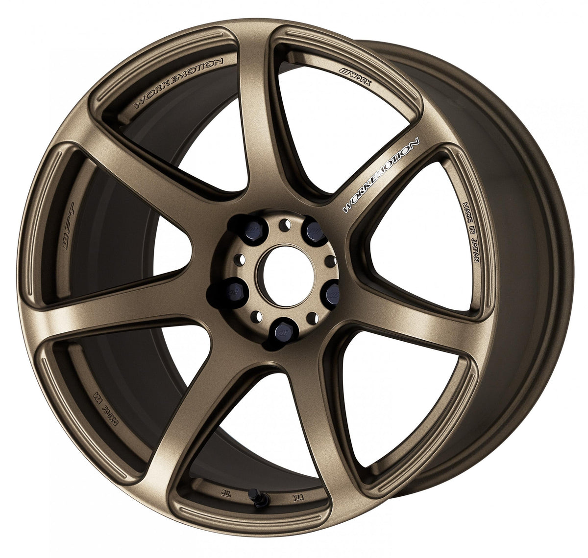 Work Wheels Emotion T7R Matte Bronze 18x9.5 +38mm 5x114.3 (Sold as Pair) - 2015-2024 Subaru WRX / 2015-2021 STI / 2019-2024 Forester